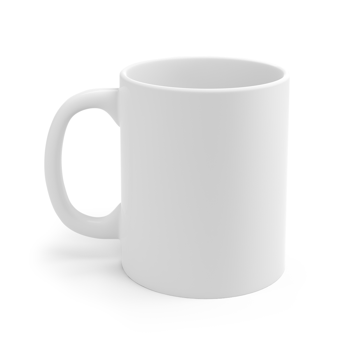 Gabby's Dollhouse "Dollhouse. The main text reads:" Mug - alternate angle 2, merchandise